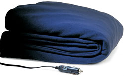 12-Volt 58" x 42.5" Fleece Heated Blanket - 100% Polar Fleece